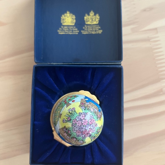 Halcyon Days Humpty Dumpty Alice in Wonderland Trinket Box rare collectible - Picture 10 of 13